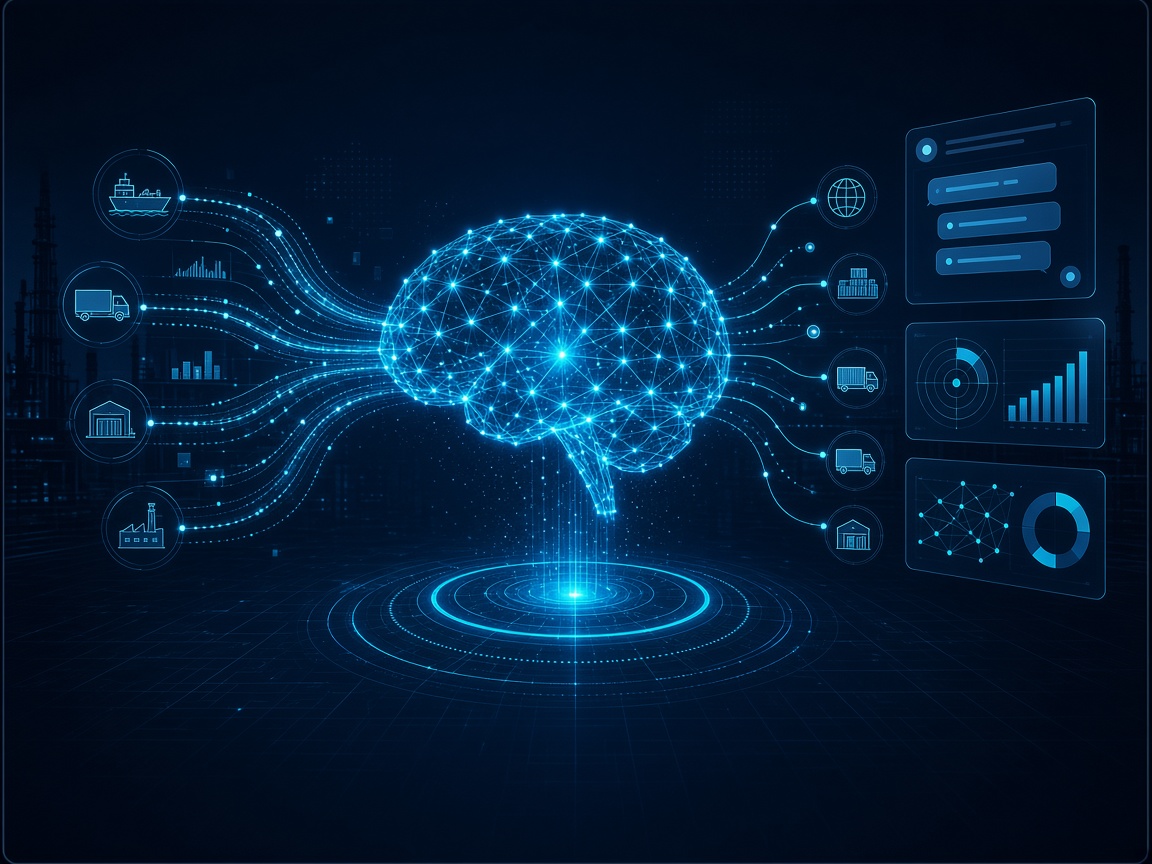 接入前沿 AI 大智能模型示意